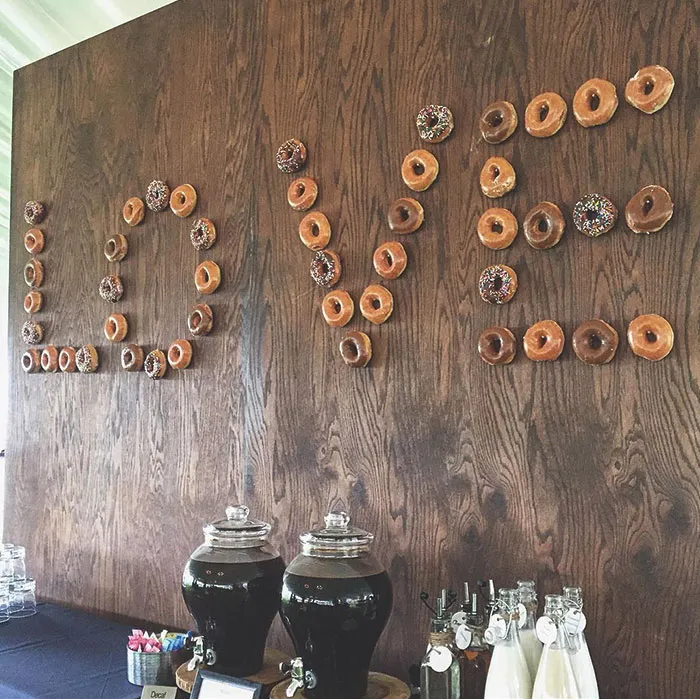 Donut Walls Is The Newest Wedding Trend That Will  Win Over Your Guests' Hearts