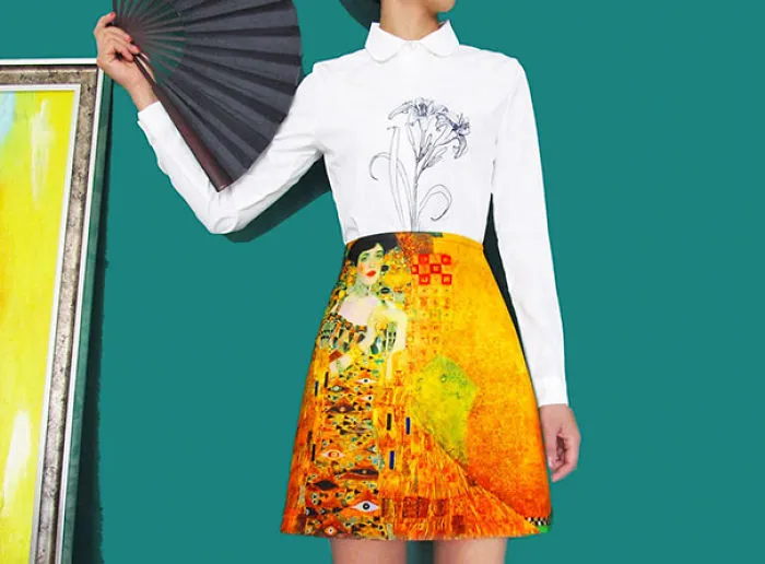 Fine Art Turned Into Clothes Lets You Wear Your Favorite Paintings