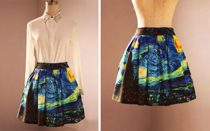 Fine Art Turned Into Clothes Lets You Wear Your Favorite Paintings
