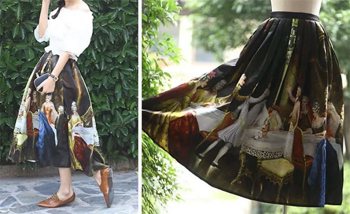 Fine Art Turned Into Clothes Lets You Wear Your Favorite Paintings