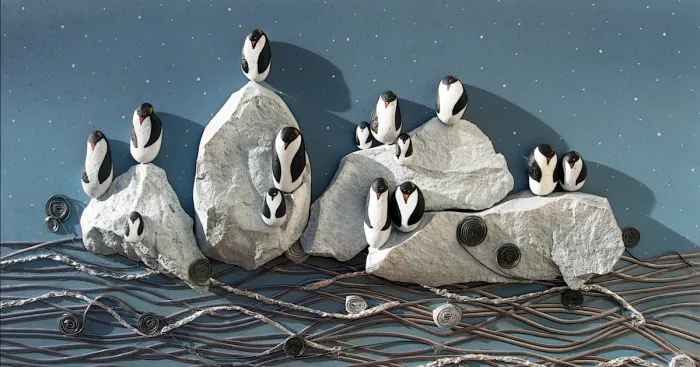 I Create Art From Simple Stones That Tell Fairytales Of Everyday Life