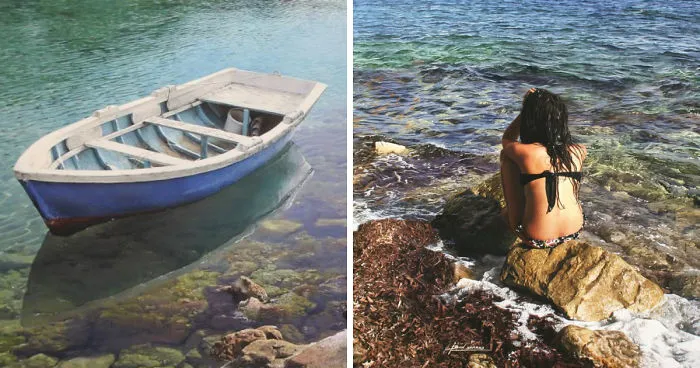 Seaside Watercolour Paintings That Look Like Photographs