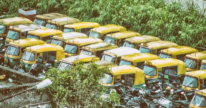 Tuk Tuk's In Delhi