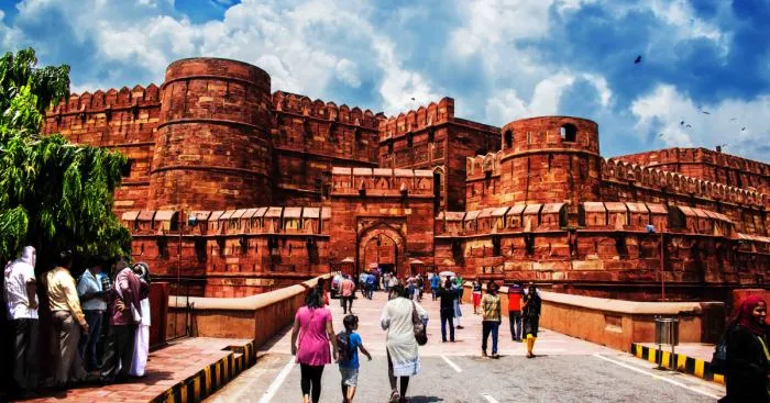 The Red Fort At Agra