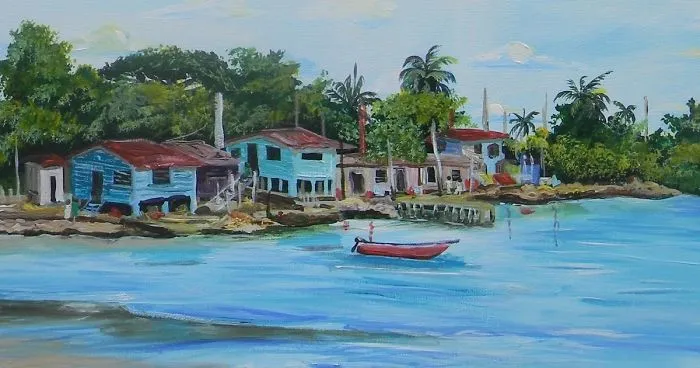 Caribbean-Based Artist Paints Her Everyday Surroundings