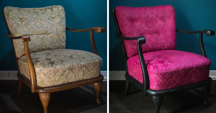 I Painted This Old Chair To Save It From The Bulk Trash