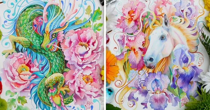 I Painted 12 Animals Of Chinese Zodiac In Watercolor To Show Their Unique Personalities