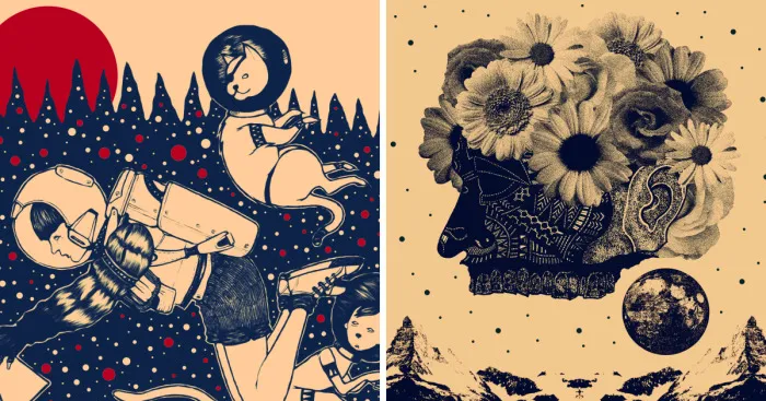 The Illustration Series Of What Happiness Is