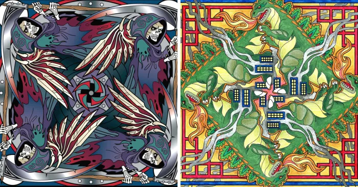 I Create Wicked Coloring Material By Combining Mandalas And Monsters