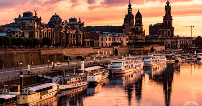 I Invite You To Walk Through The Streets Of Dresden At Night