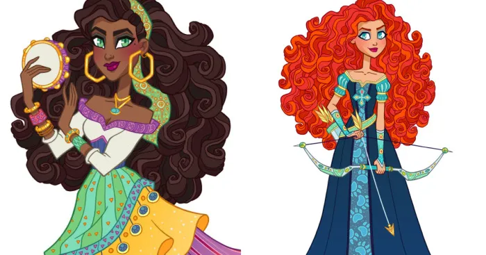 I Drew All My Favorite Disney Princesses