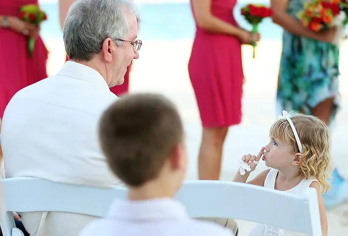 This Flower Girl On The Duty