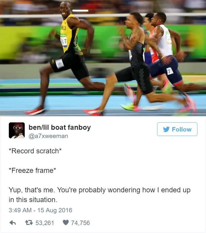 28 Hilarious Reactions To Usain Bolt's Winning Smile