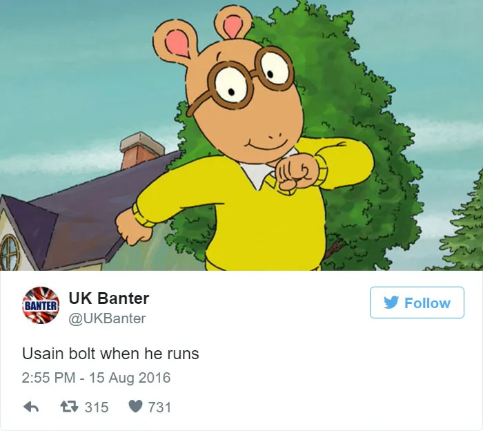 28 Hilarious Reactions To Usain Bolt's Winning Smile