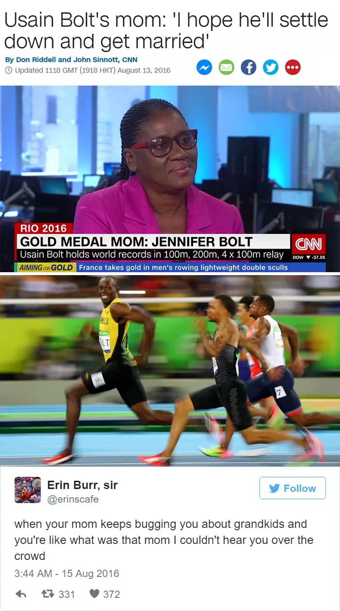 28 Hilarious Reactions To Usain Bolt's Winning Smile