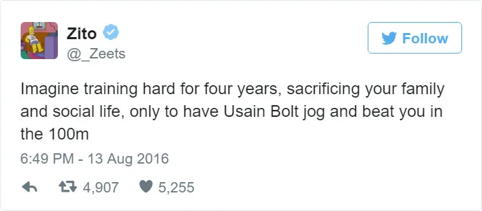 28 Hilarious Reactions To Usain Bolt's Winning Smile
