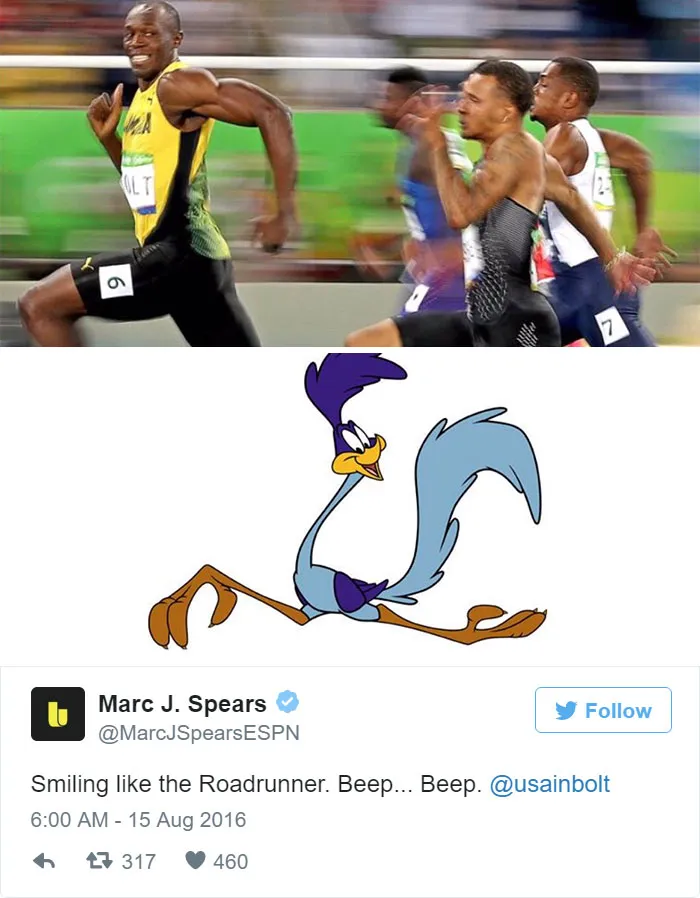 28 Hilarious Reactions To Usain Bolt's Winning Smile