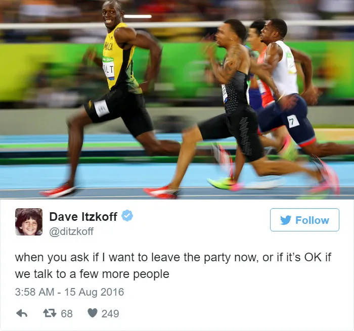 28 Hilarious Reactions To Usain Bolt's Winning Smile
