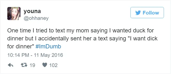 I Am Dumb Tweet