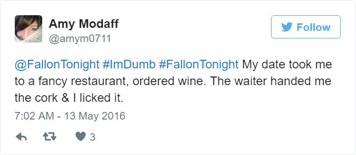 I Am Dumb Tweet