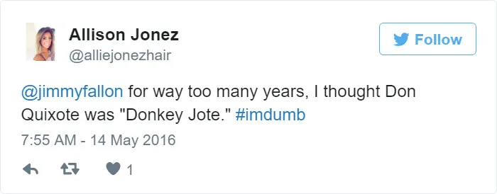 I Am Dumb Tweet