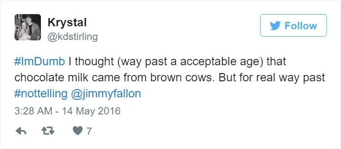 I Am Dumb Tweet