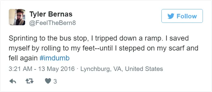 I Am Dumb Tweet
