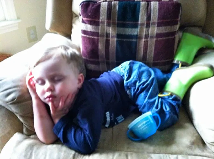 Napping While Posing