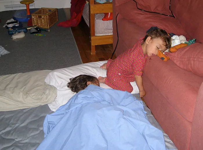Napping While Kneeling