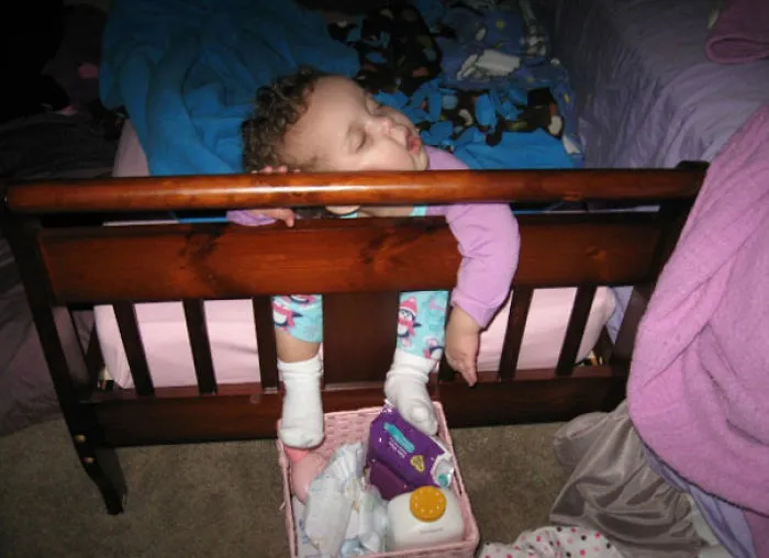 Napping By The Footboard