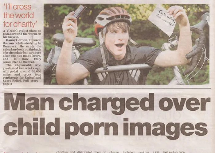 My Friend Is Cycling Round The World, This Is The Story The Local Paper Ran On Him Today