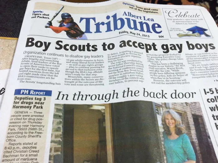 This Was In The News Paper Yesterday