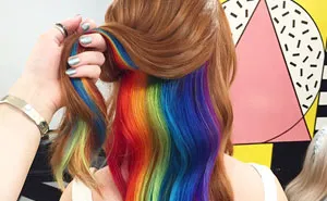 People Are Obsessed With This New Hidden Rainbow Hair