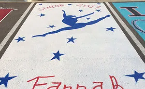High School Seniors Paint Their Parking Spots And Their Art Goes Viral On Twitter