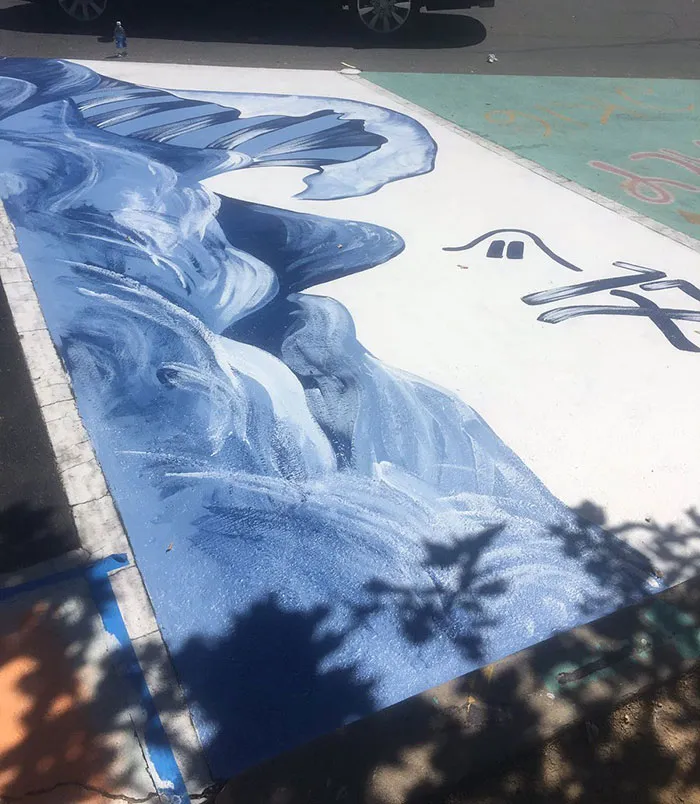 High School Seniors Paint Their Parking Spots And Their Art Goes Viral On Twitter