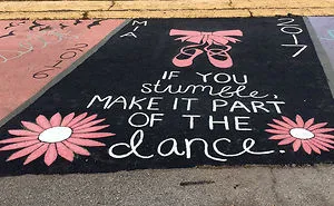 High School Seniors Paint Their Parking Spots And Their Art Goes Viral On Twitter