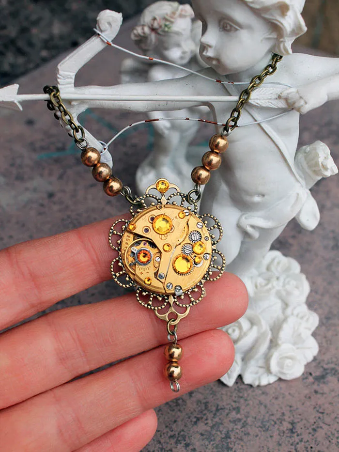 Steampunk Jewelry By This Russian Artist Will Take You Back To Victorian Era