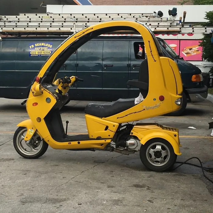 Tiny Yellow Car