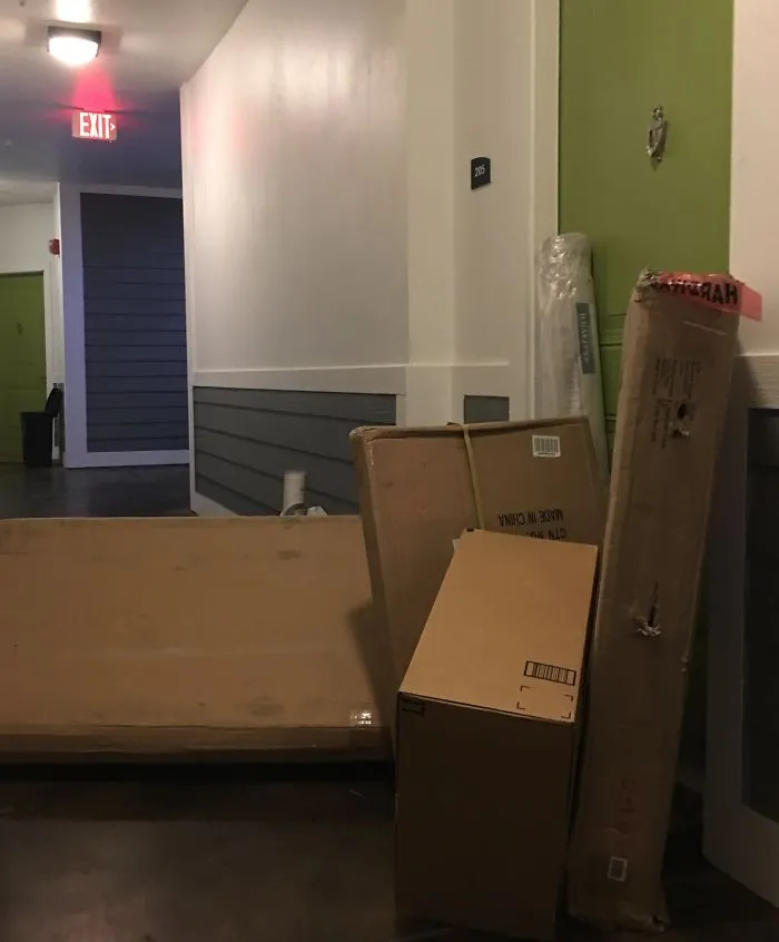 Question: How Do I Get Into My Apartment? (Every Box Heavy As Hell. I'm A 5'5" Female)