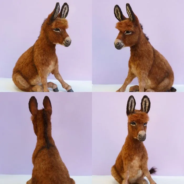 Custom Furred Breyer Donkey