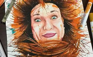 #watercolor #painting #portrait #art