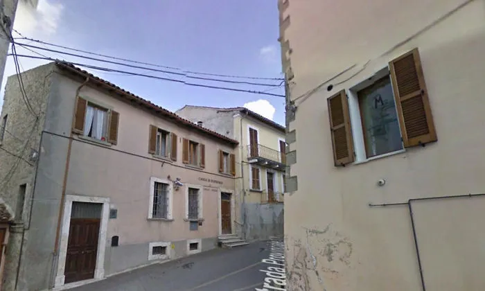 Central Square In Arquata Del Tronto