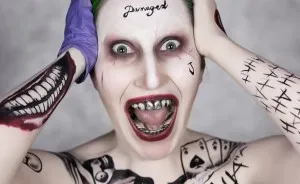 A Make Up Artist Spent 4 Hours Becoming Joker From Suicide Squad