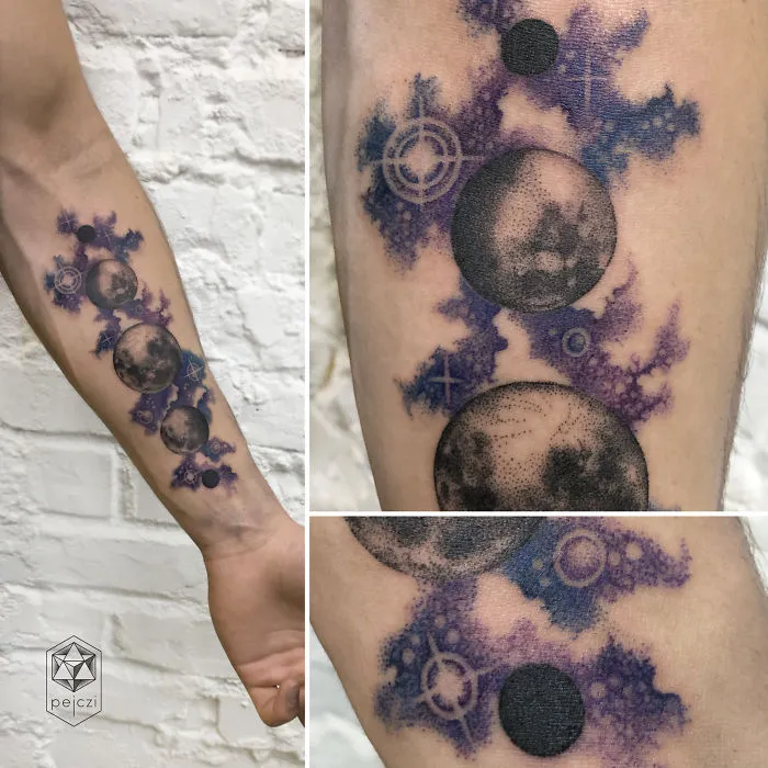 I’ve Quit My 9-To-5 Job And Now I Put Galaxies Onto People's Skin
