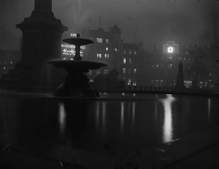 Trafalgar Square, In The Daytime, November 1927