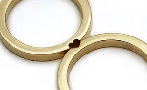 Matching Wedding Rings That Become One When Combined