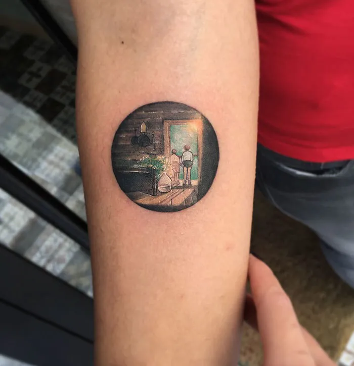 Miniature Circle Tattoos By Turkish Artist Eva Krbdk