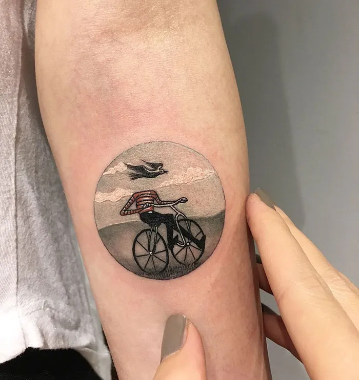 Miniature Circle Tattoos By Turkish Artist Eva Krbdk