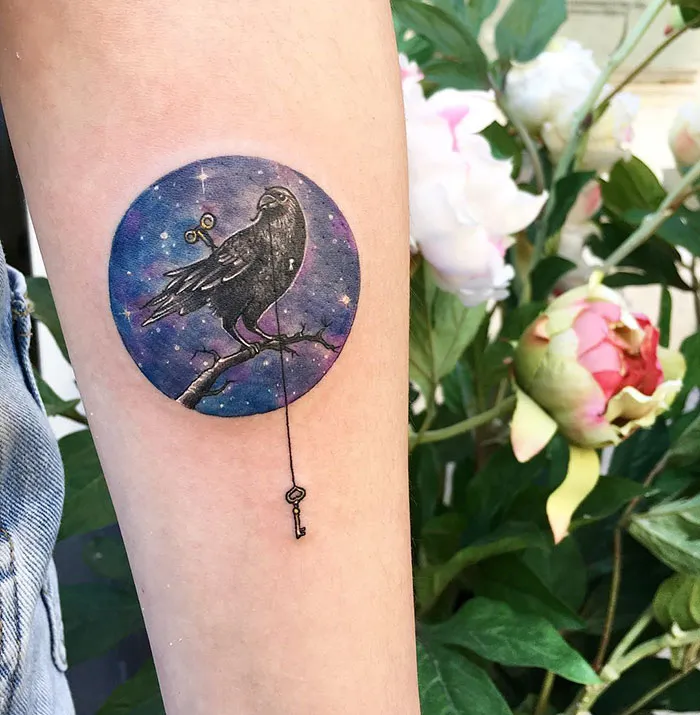 Miniature Circle Tattoos By Turkish Artist Eva Krbdk