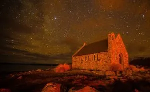 Capturing The Milky Way At The Church Of The Good Shepherd, Lake Tekapo.
